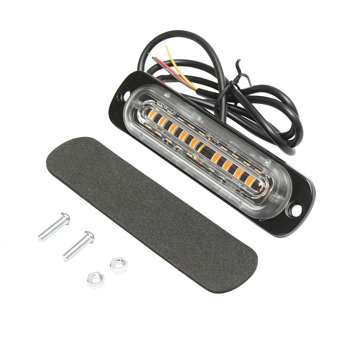 Lampada di ingombro a LED 12-24V, 10W, gialla, 10 LED 110x30x10mm - immagine 2