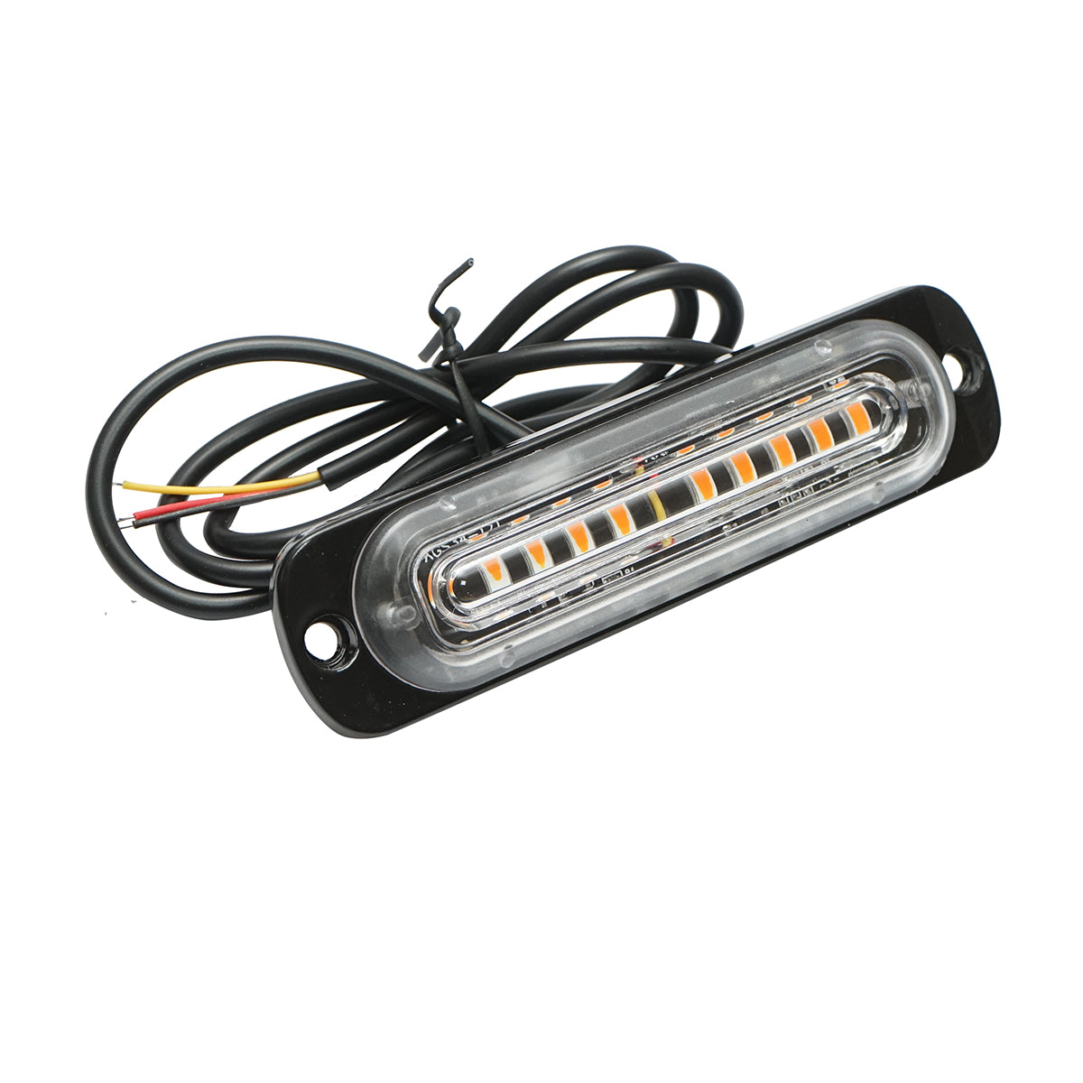 Lampada di ingombro a LED 12-24V, 10W, gialla, 10 LED 110x30x10mm - immagine 3