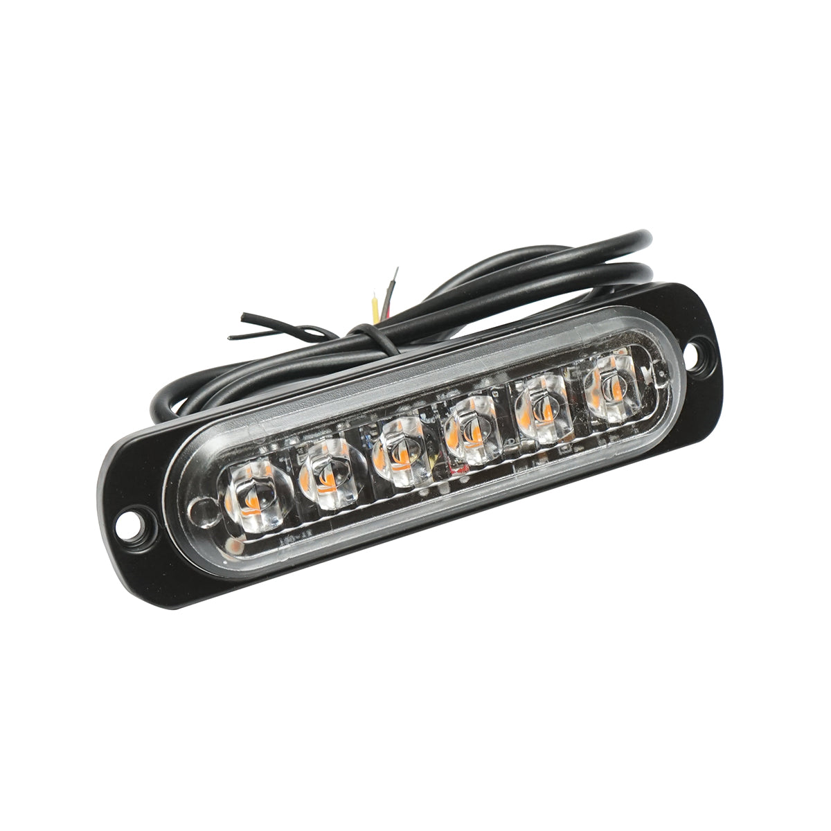 Lampada di ingombro a LED 12-24V, 6W, gialla, 6 LED 110x30x12mm - immagine 3