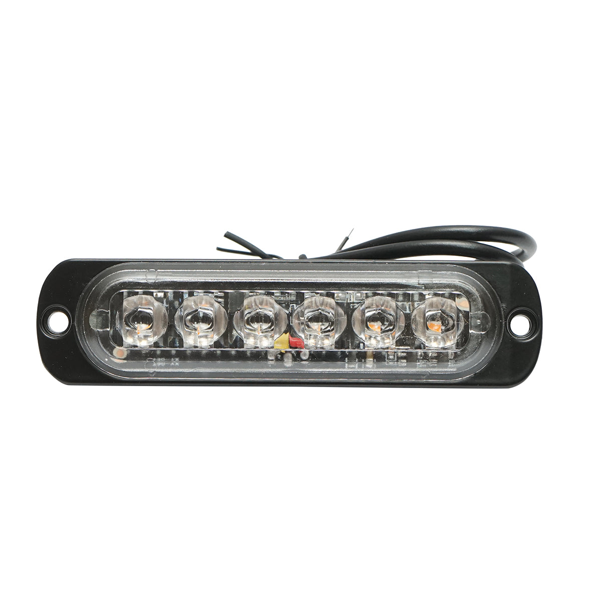 Lampada di ingombro a LED 12-24V, 6W, gialla, 6 LED 110x30x12mm
