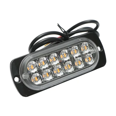 Lampada di livello a LED 12-24V, 12W, gialla, 12 LED 110x40x12mm - immagine 3