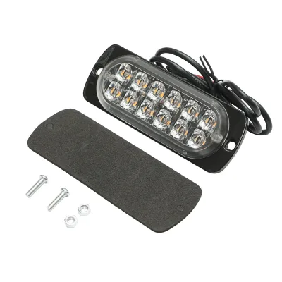 Lampada di livello a LED 12-24V, 12W, gialla, 12 LED 110x40x12mm - immagine 2