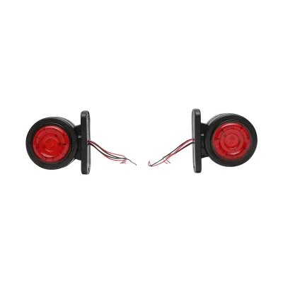 Lampada di posizione con LED, 12-24V, rosso-bianco, Breckner Germany - immagine 2