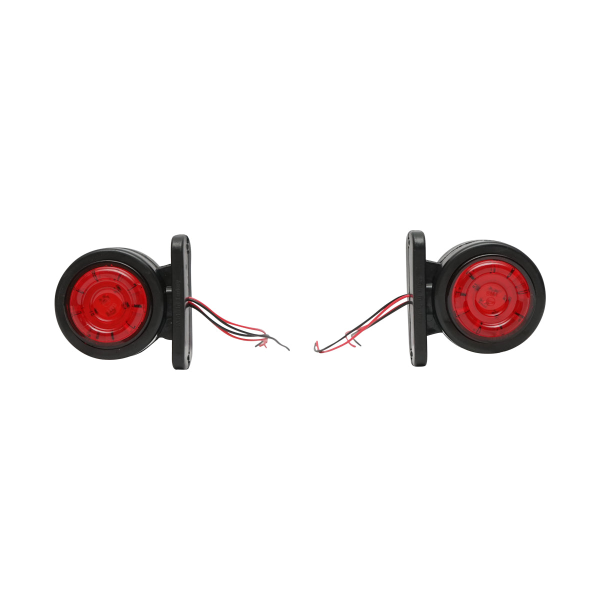 Lampada di posizione con LED, 12-24V, rosso-bianco, Breckner Germany - immagine 2