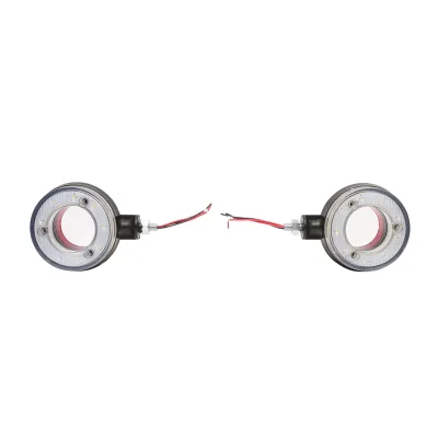 Lampada di posizione con LED, 12-24V, rosso-bianco, Breckner Germany, modello FR0330RW. - immagine 2