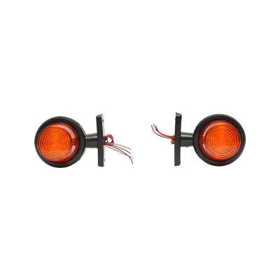 Lampada di posizione con LED, 12-24V, rosso-giallo, 60 mm, Breckner Germany. - immagine 2