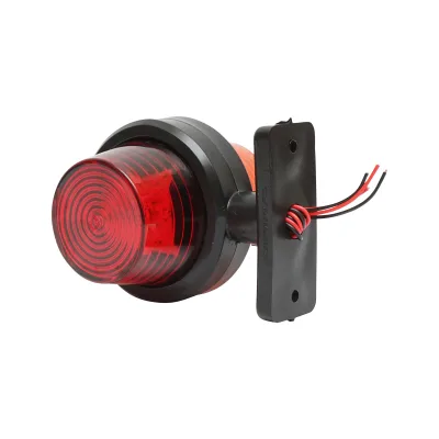 Lampada di posizione con LED, 12-24V, rosso-giallo, 60 mm, Breckner Germany. - immagine 5