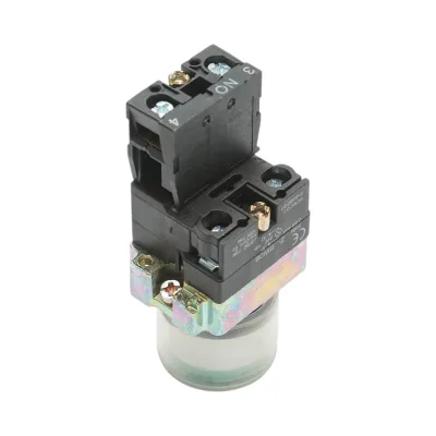 Lampada di segnalazione a corrente continua verde con protezione 1NO, 24V, IP65, LAY5 Breckner Germany - immagine 4