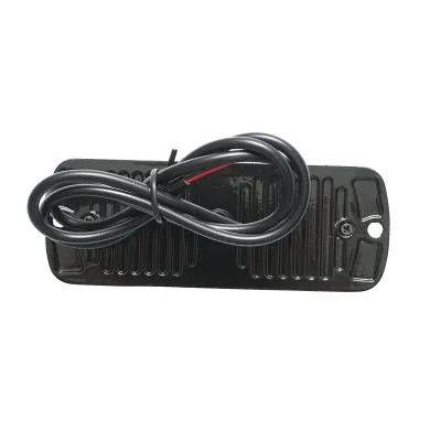 Lampada di segnalazione a LED 12-24V, 20W, gialla, 20 LED 110x40x12mm - immagine 4