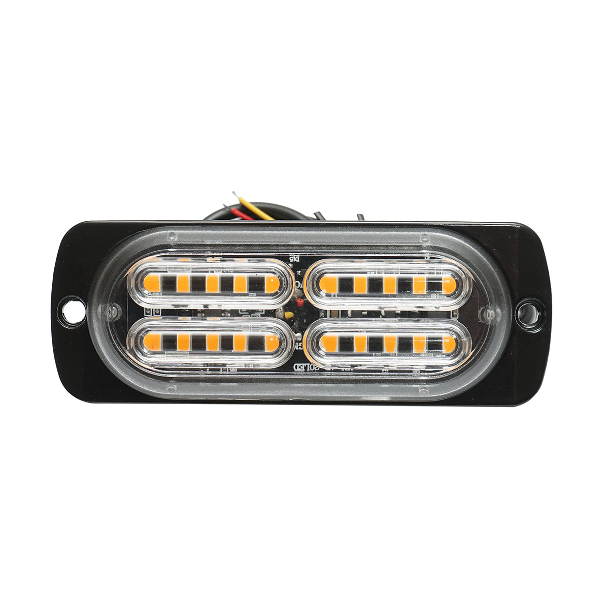 Lampada di segnalazione a LED 12-24V, 20W, gialla, 20 LED 110x40x12mm
