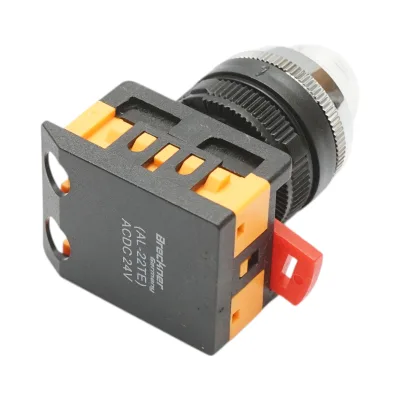Lampada di segnalazione a LED bianca 24V AC/DC 22mm Breckner Germany - immagine 4
