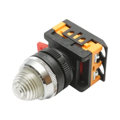 Lampada di segnalazione a LED bianca 24V AC/DC 22mm Breckner Germany - immagine 2