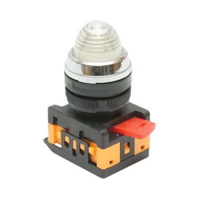 Lampada di segnalazione a LED bianca 24V AC/DC 22mm Breckner Germany
