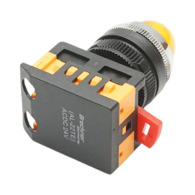 Lampada di segnalazione a LED gialla 24V AC/DC 22mm Breckner Germany - immagine 4