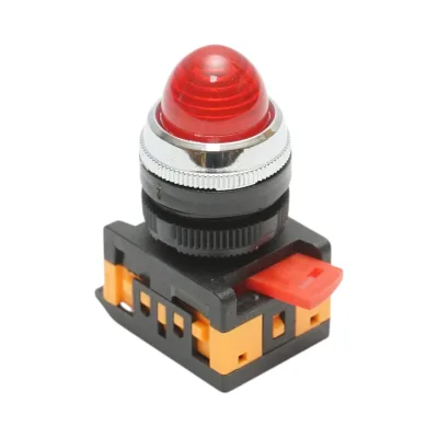Lampada di segnalazione a LED rossa 220V AC 22mm Breckner Germany