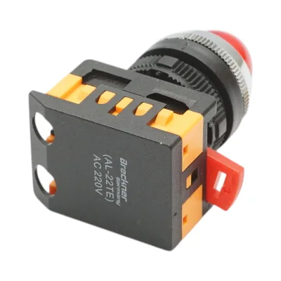 Lampada di segnalazione a LED rossa 220V AC 22mm Breckner Germany - immagine 4