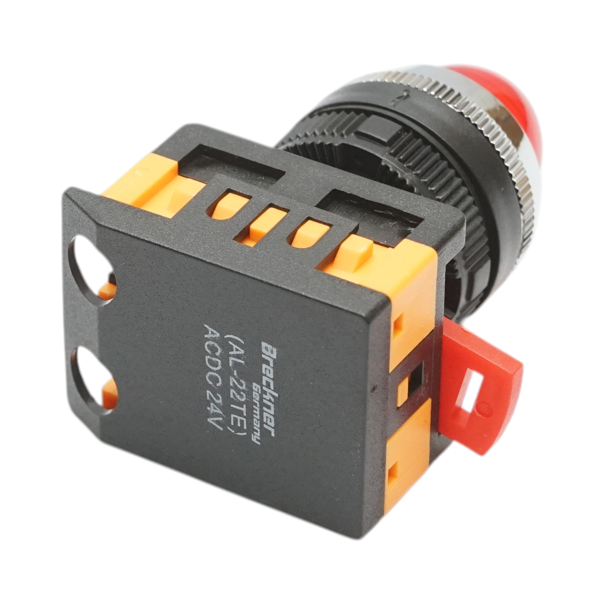 Lampada di segnalazione a LED rossa 24 V CA/CC 22 mm Breckner Germany - immagine 4