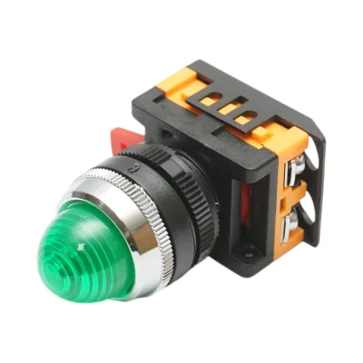 Lampada di segnalazione a LED verde 24 V CA/CC 22 mm Breckner Germany - immagine 2