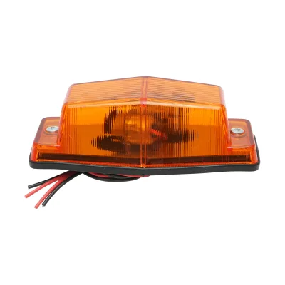 Lampada di segnalazione aggiuntiva gialla, 12V-24V, Breckner Germany.