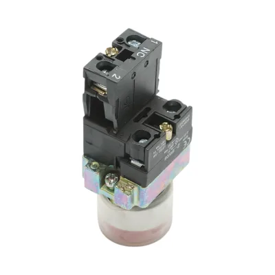 Lampada di segnalazione bianca con alimentazione diretta e protezione 1NC, 220V, IP65, LAY5 Breckner Germany - immagine 4