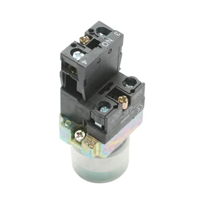 Lampada di segnalazione con alimentazione diretta verde e protezione 1NO, 220V, IP65, LAY5 Breckner Germany - immagine 4