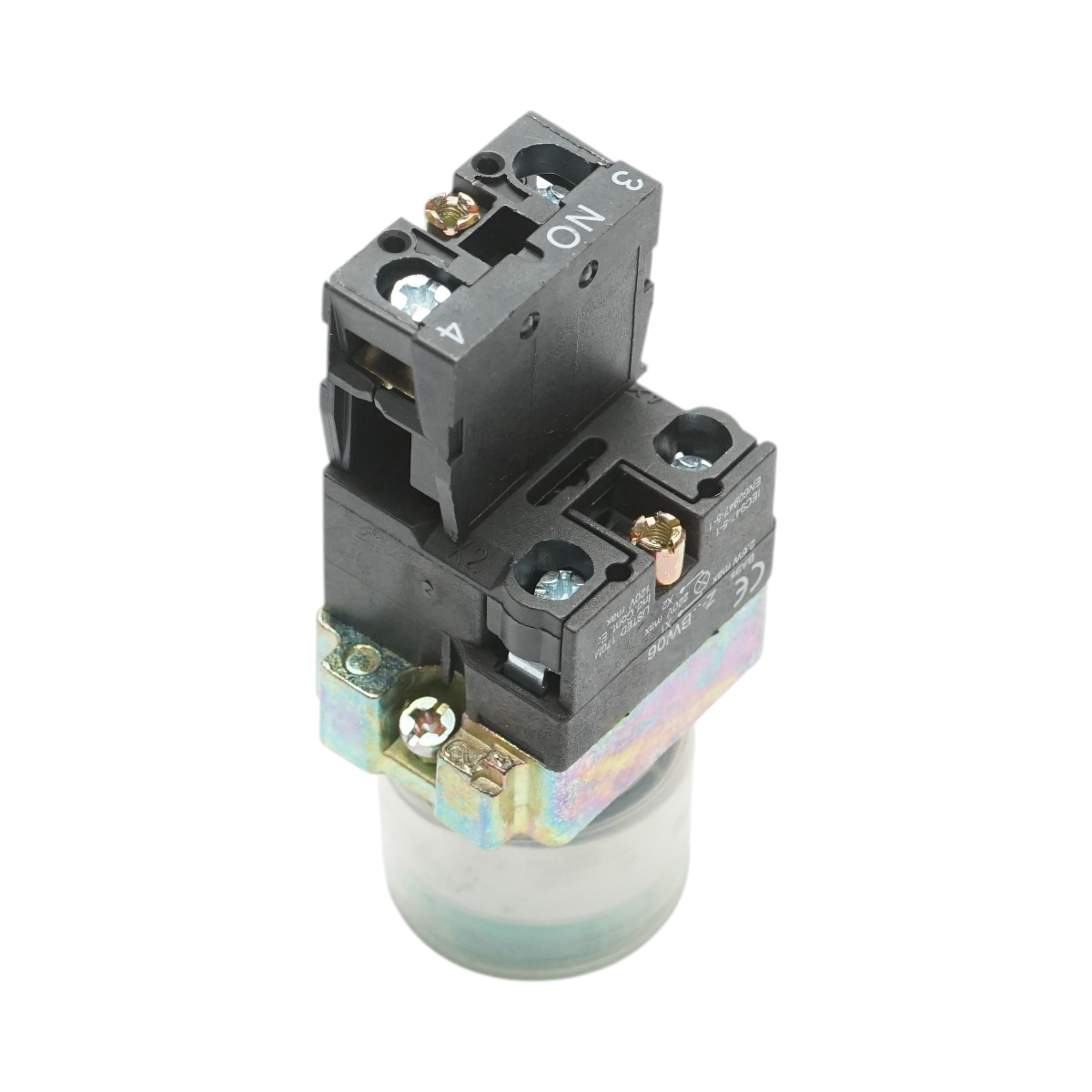 Lampada di segnalazione con alimentazione diretta verde e protezione 1NO, 220V, IP65, LAY5 Breckner Germany - immagine 4