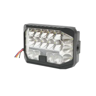 Lampada di segnalazione gialla 9-80V, 28 LED, bianco-giallo Breckner Germany