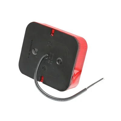 Lampada fendinebbia a LED rossa con certificazione E-mark, 101x81x29 mm, IP67. - immagine 4