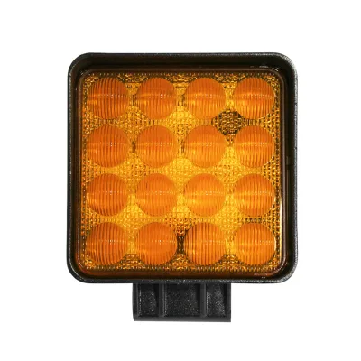 Lampada fendinebbia posteriore con 16 LED, 10-30V, 48W, angolo di radiazione 60°, tipo flood, Breckner Germany.