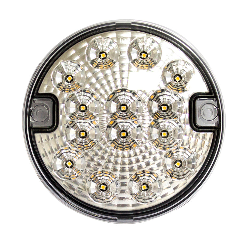 Lampada fendinebbia posteriore con LED, 12-24V, IP67