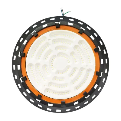 Lampada industriale LED High-Bay 100W, 220V, IP67, 330mm per capannone/magazzino - immagine 2