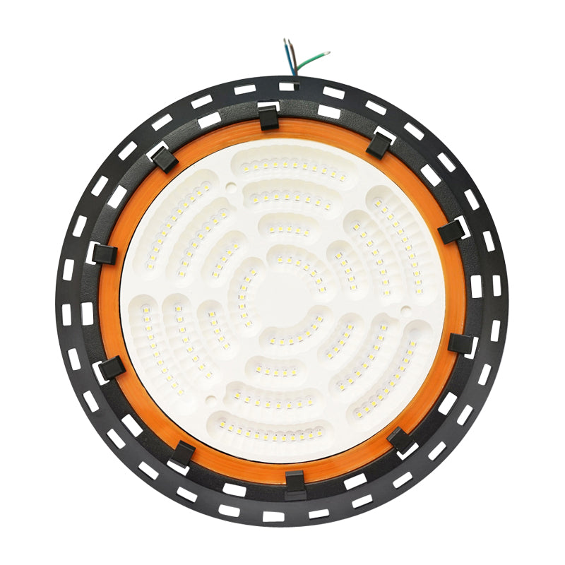 Lampada industriale LED High-Bay 100W, 220V, IP67, 330mm per capannone/magazzino - immagine 2