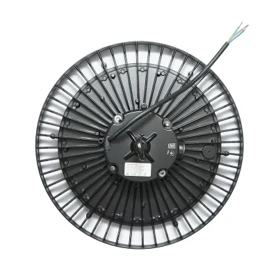 Lampada industriale LED High-Bay 200W, 220V, 6000K, 30000lm per capannoni, magazzini 380x140mm Breckner Germany - immagine 4