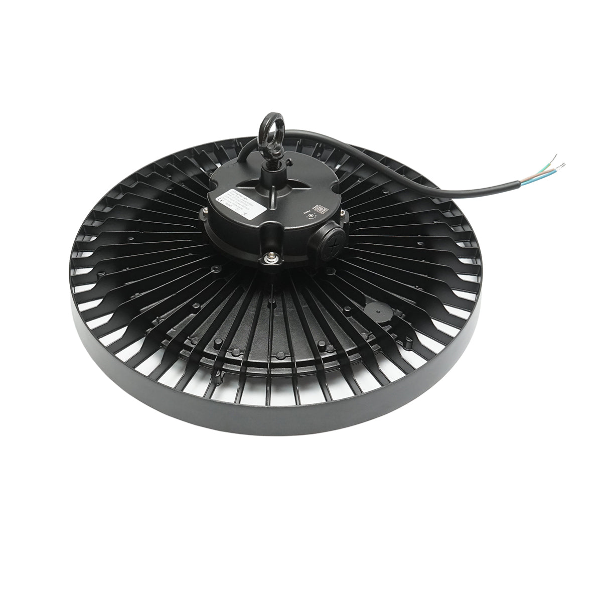 Lampada industriale LED High-Bay 200W, 220V, 6000K, 30000lm per capannoni, magazzini 380x140mm Breckner Germany - immagine 3