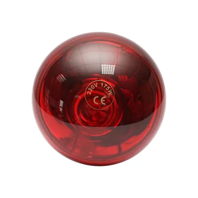 Lampada Infrarossi Riscaldante Pulcini LAMPADA INFRAROSSI 175W E27 RISCALDAMENTO PULCINI e altri animali - immagine 3