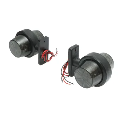 Lampada laterale  con LED fumurio, 12-24V, rosso-bianco, Breckner Germany, modello FR0117 - immagine 2