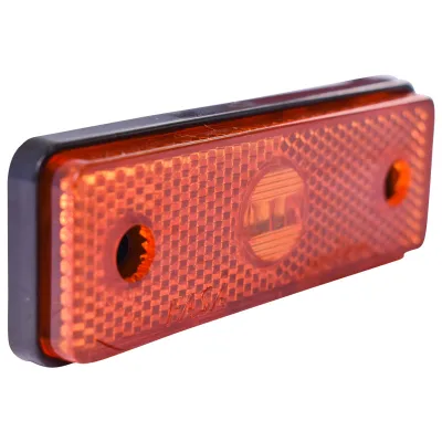 Lampada laterale  con LED portocalio, 12V/24V, Breckner Germany. - immagine 2
