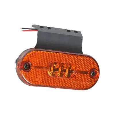 Lampada laterale  con LED, 12-24V, gialla, Breckner Germany - immagine 4