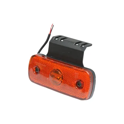 Lampada laterale  con LED, 12-24V, gialla, Breckner Germany - immagine 2