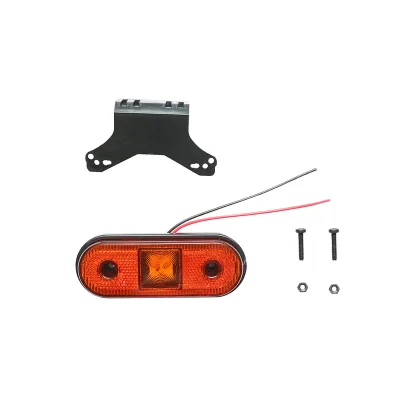 Lampada laterale  con LED, 12-24V, gialla, Breckner Germany, modello FR0193 - immagine 4