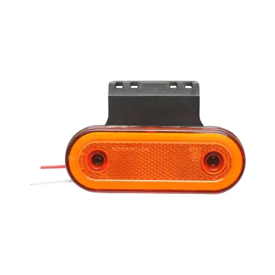 Lampada laterale  con LED, 12-24V, gialla, Breckner Germany. - immagine 2