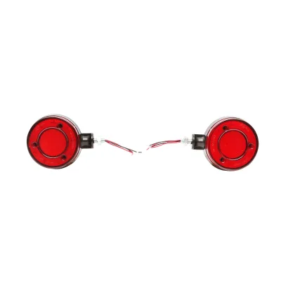 Lampada laterale  con LED, 12-24V, rosso-arancio, Breckner Germany, modello FR0331RY - immagine 2