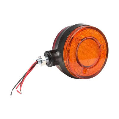 Lampada laterale  con LED, 12-24V, rosso-arancio, Breckner Germany, modello FR0331RY - immagine 4