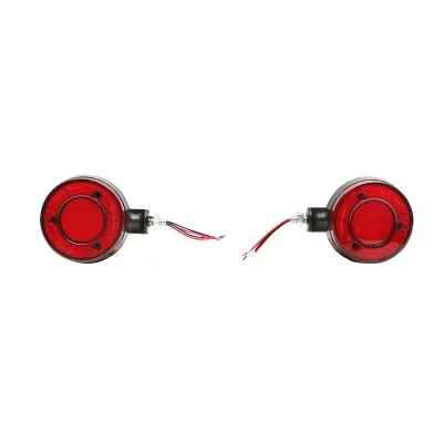 Lampada laterale  con LED, 12-24V, rosso-bianco, Breckner Germany, modello FR0331RW - immagine 2