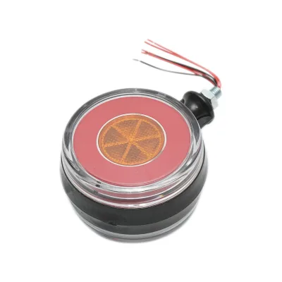Lampada laterale  con LED, 12-24V, rosso-bianco, Breckner Germany, modello FR0332RW. - immagine 3
