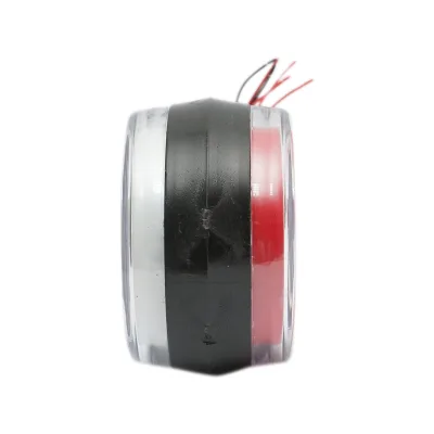 Lampada laterale  con LED, 12-24V, rosso-bianco, Breckner Germany, modello FR0332RW. - immagine 5