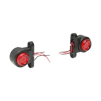 Lampada laterale  con LED, 12-24V, rosso-bianco, FR0102 Breckner Germany - immagine 3