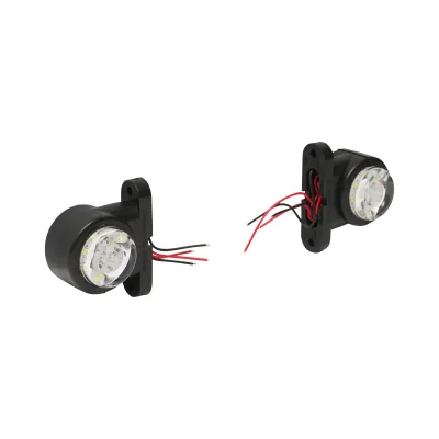Lampada laterale  con LED, 12-24V, rosso-bianco, FR0102 Breckner Germany - immagine 4