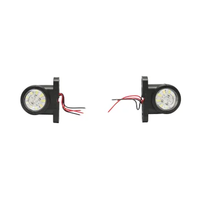 Lampada laterale  con LED, 12-24V, rosso-bianco, FR0102 Breckner Germany - immagine 2