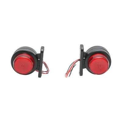 Lampada laterale  con LED, 12-24V, rosso-gialla, Breckner Germany - immagine 2